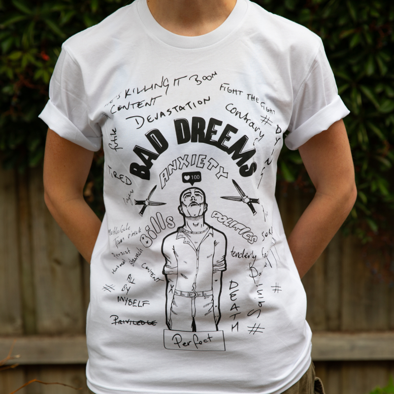 Bad Dreems White Tshirt by Bad Dreems