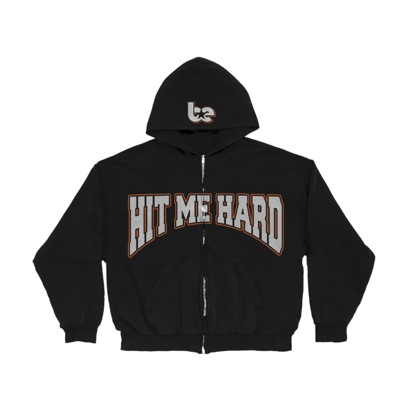 HIT ME HARD AND SOFT WORLD TOUR BLACK ZIP HOODIE by Billie Eilish