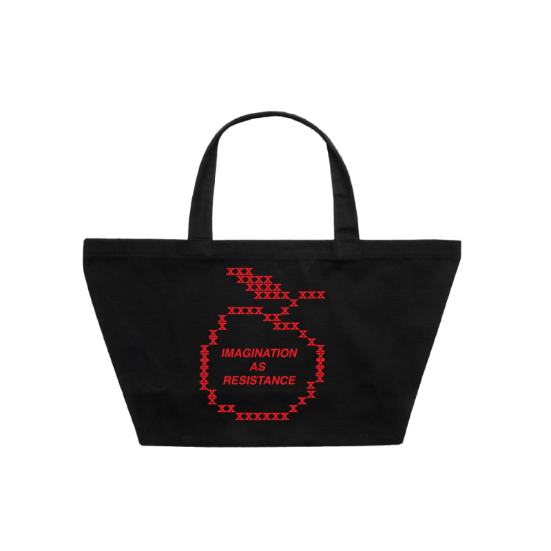 Imagination Oversized Black Tote by Beci Orpin