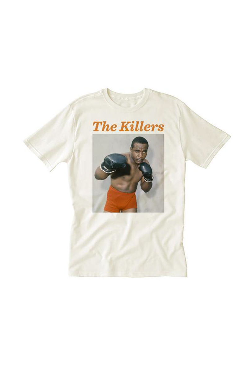 Liston Orange Shorts White Tshirt by The Killers