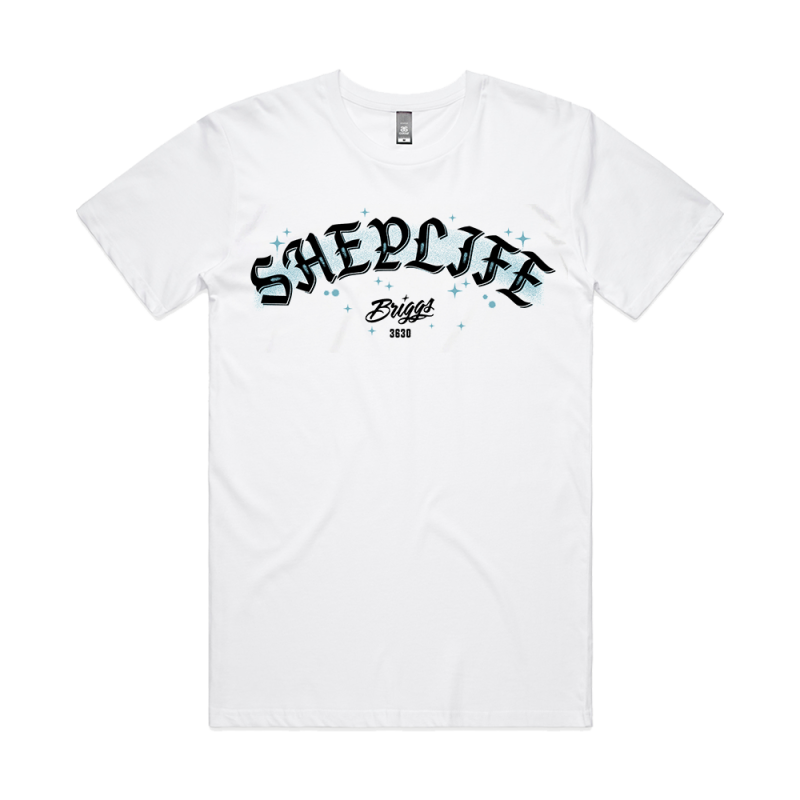 BRIGGS - Sheplife White Tshirt by Bad Apples Music