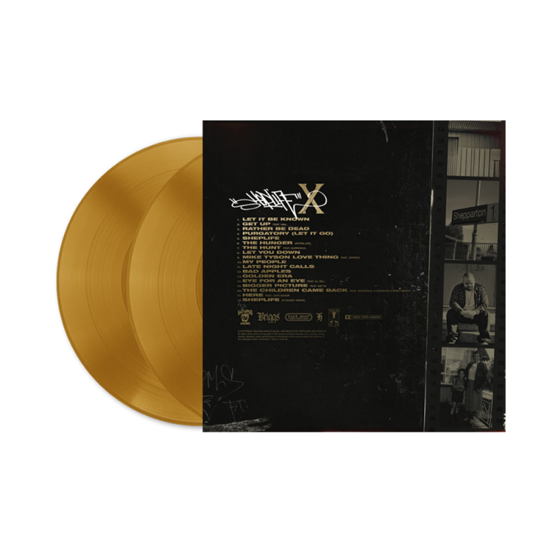 BRIGGS - Sheplife 10th Anniversary Gold 2LP by Bad Apples Music