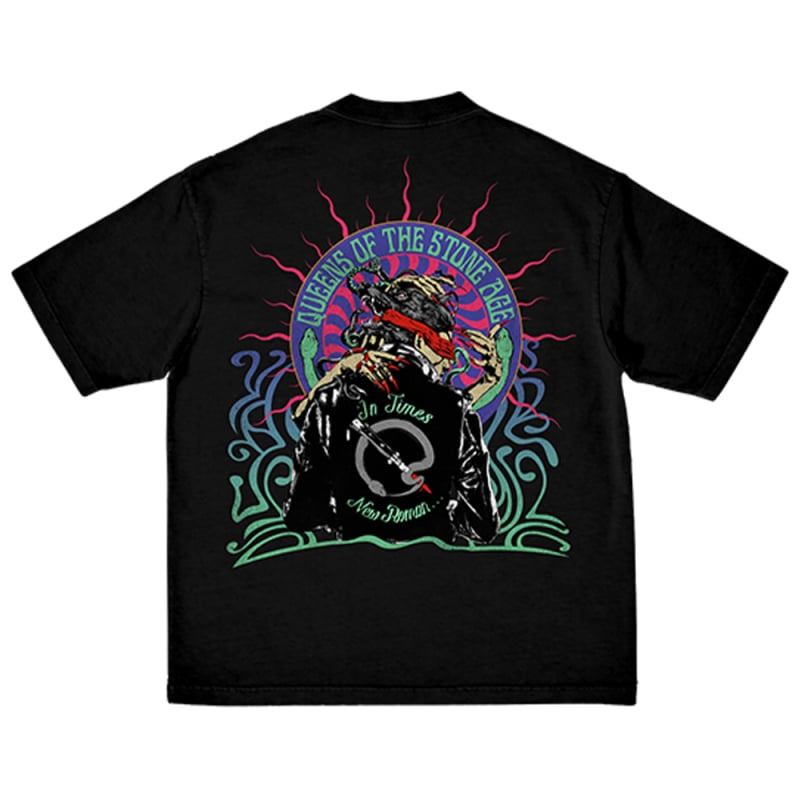 BRIGHT BLACK TSHIRT by Queens Of The Stone Age