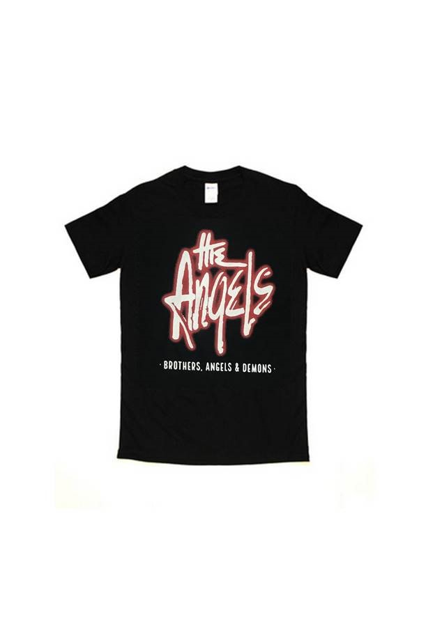 Brothers, Angels & Demons Tshirt (FRONT PRINT ONLY) by The Angels