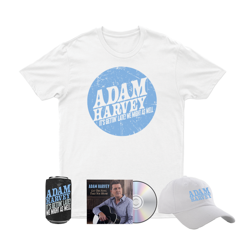 Ultimate Fan Pack - (CD/TSHIRT/CAP/STUBBY) by Adam Harvey