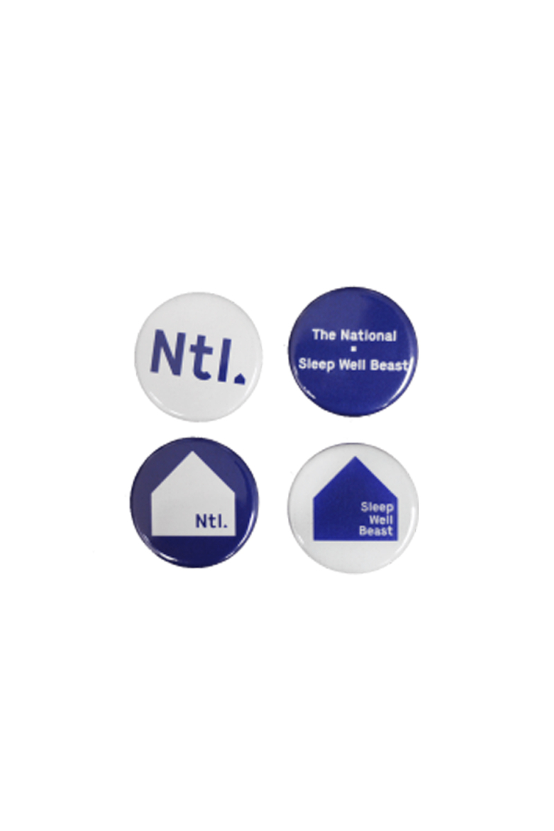 Badge Set of 4 by The National
