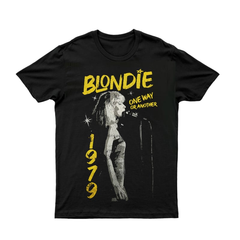 BLONDIE (JUST SINGING) BLACK TSHIRT by Blondie