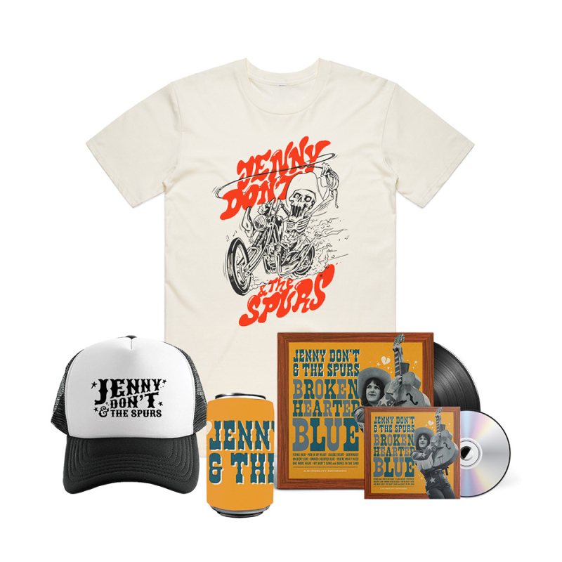 Broken Hearted Blue Music & Merch Bundle by Jenny Don't And The Spurs