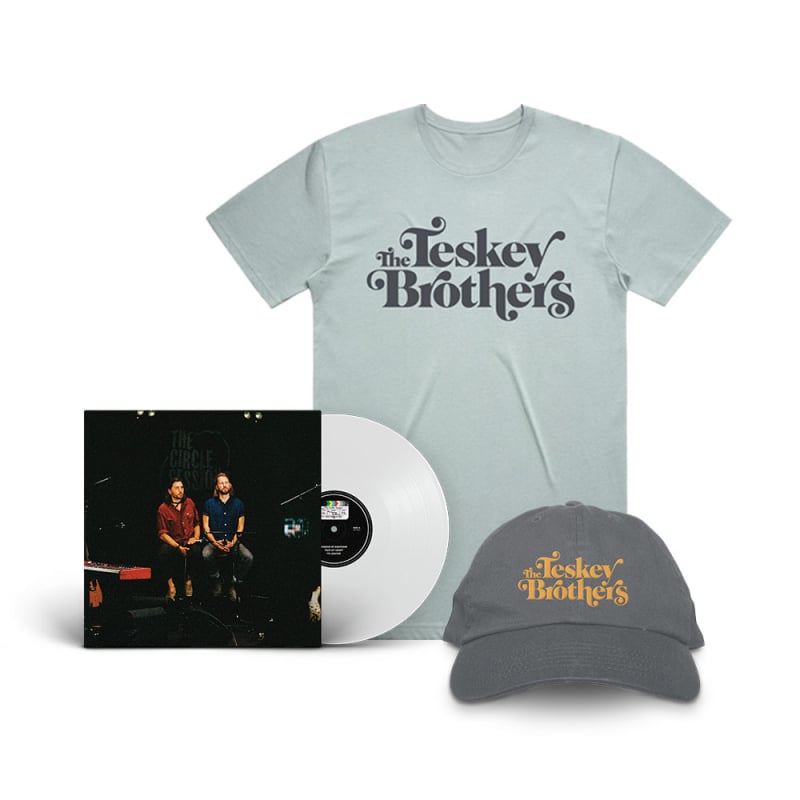 The Circle Session - White 1LP + Merch Bundle by The Teskey Brothers