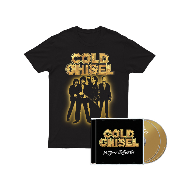 50 Years CD + Tshirt by Cold Chisel