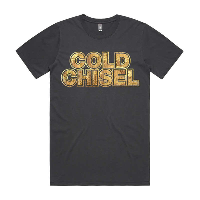 Best Of Faded Black Tshirt by Cold Chisel