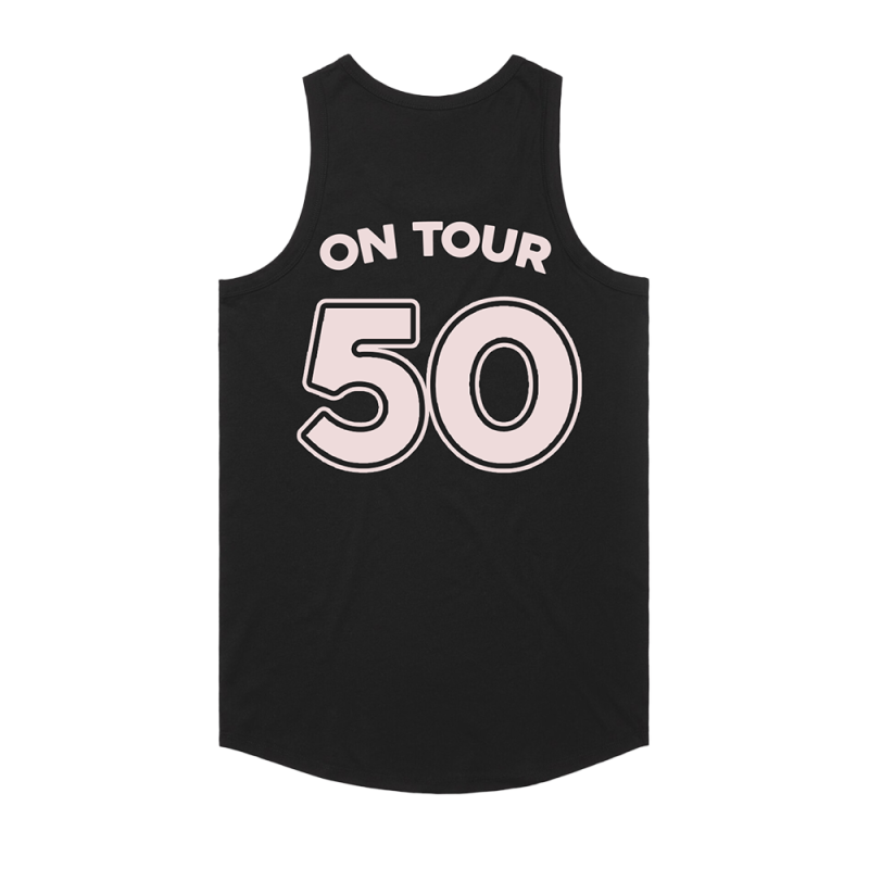 On Tour Black Singlet by Cold Chisel