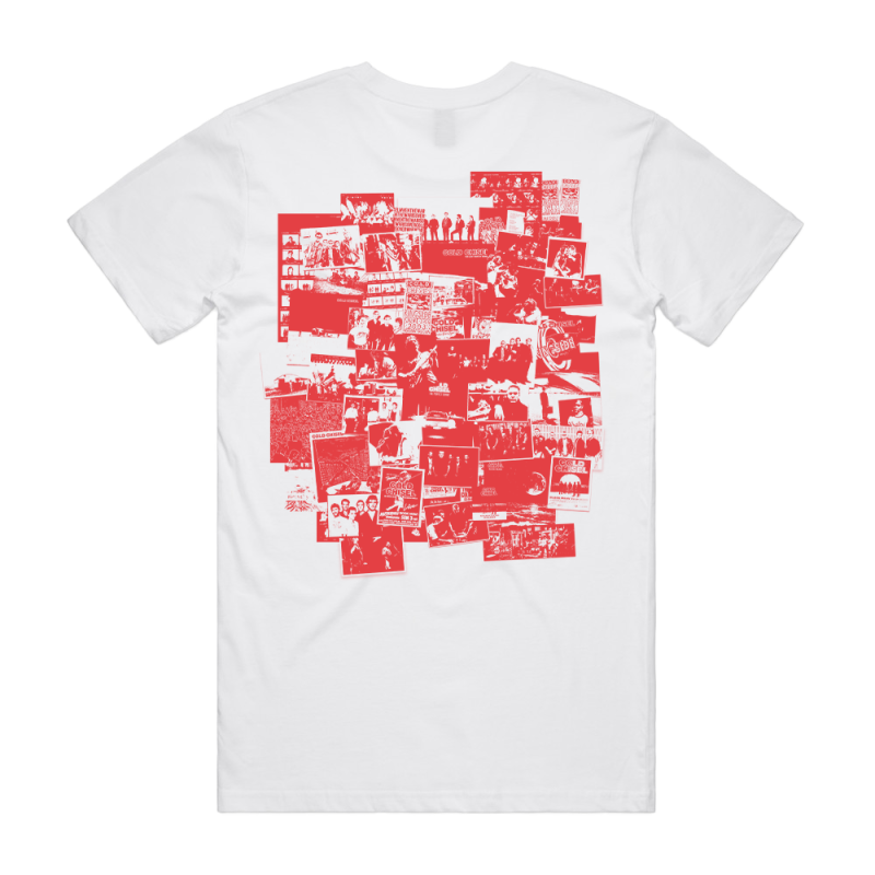 Collage White Tshirt by Cold Chisel