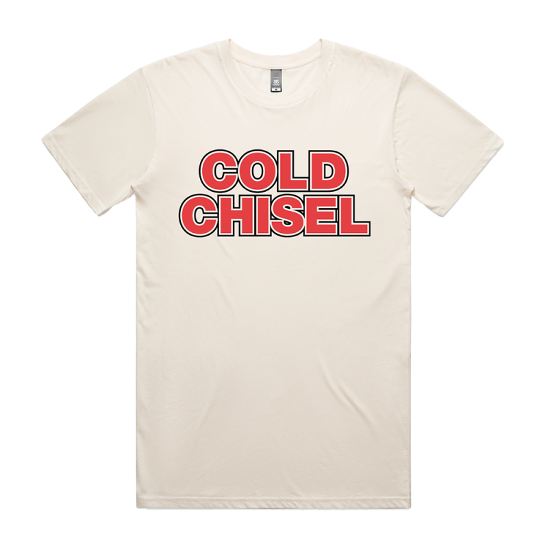 Cities Ecru Tshirt by Cold Chisel