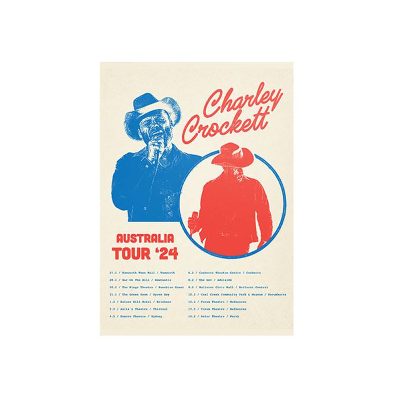 POSTER - AUS TOUR by Charley Crockett