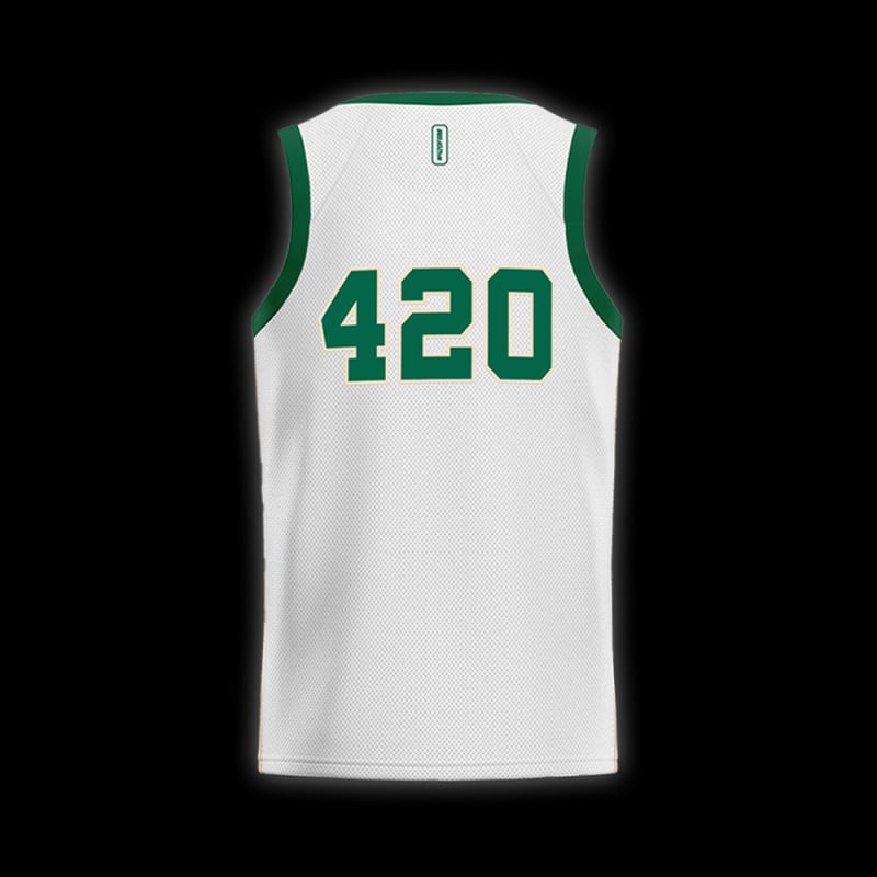 420 Basketball Jersey + Henny & Reefer Bong by ChillinIt