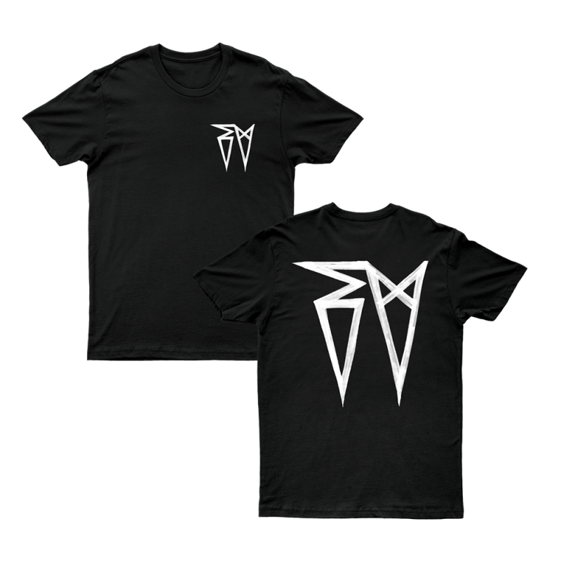 Classic EV Logo Black Tshirt by Ecca Vandal