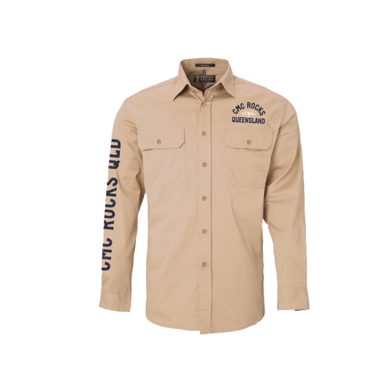 CMC Crest Unisex Clay Workshirt by CMC ROCKS QLD 2025