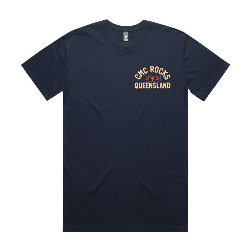 LRP Crest Unisex Navy Tshirt by CMC ROCKS QLD 2025