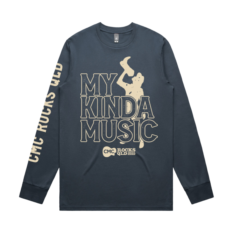 MKM Shoey Unisex Petrol Blue Longsleeve Tshirt by CMC ROCKS QLD 2025