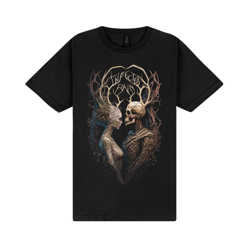 COUPLE BLACK TSHIRT by Infected Rain