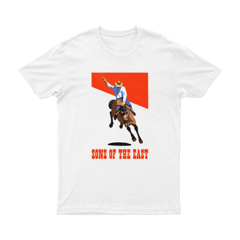 Cowboy White Tshirt by Sons Of The East