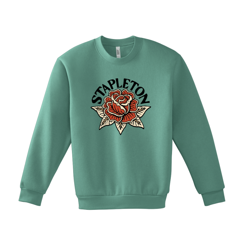 Rose Arctic Crewneck by Chris Stapleton