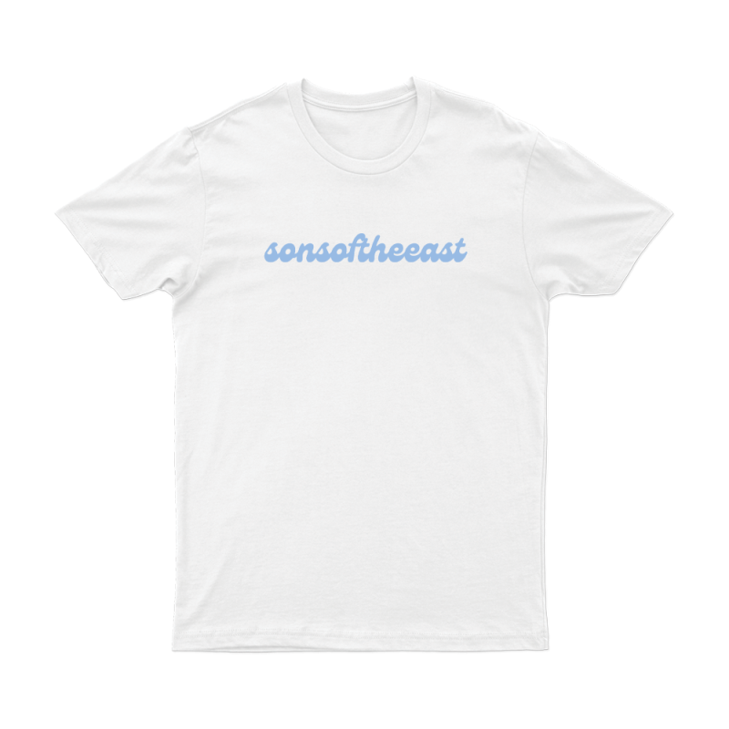 Running Text White Tshirt by Sons Of The East