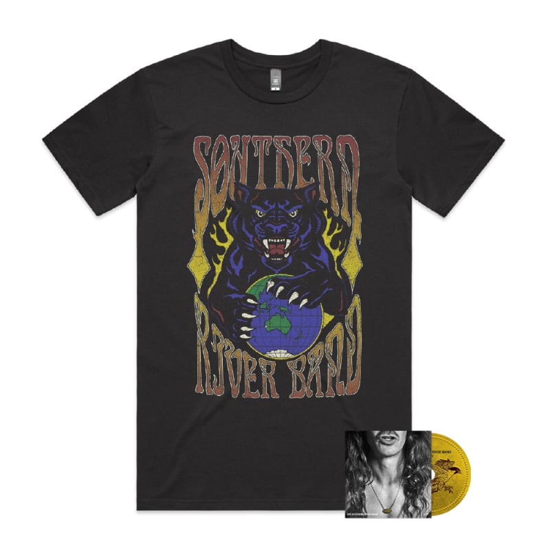 D.I.Y CD + Panther Tshirt by The Southern River Band