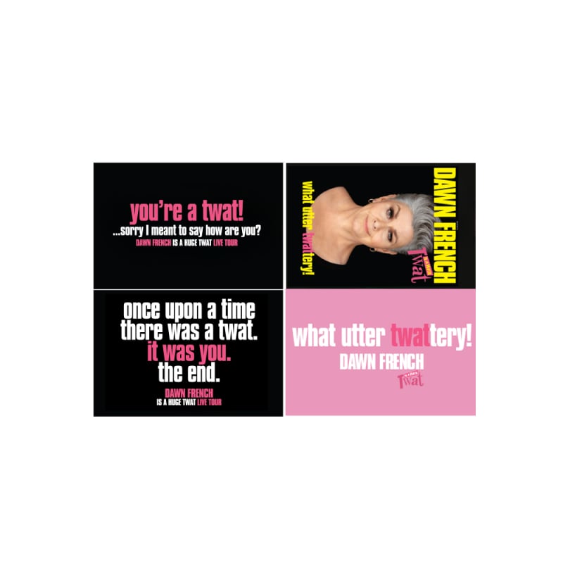 FRIDGE MAGNETS (SET OF 4) by Dawn French