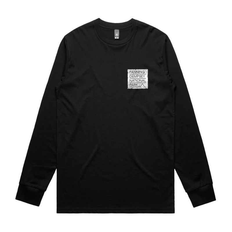 Defender Black Longsleeve Tshirt by Fanning Dempsey National Park
