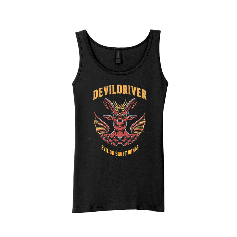 EVIL ON SWIFT WINGS WOMEN'S SINGLET by DEVILDRIVER