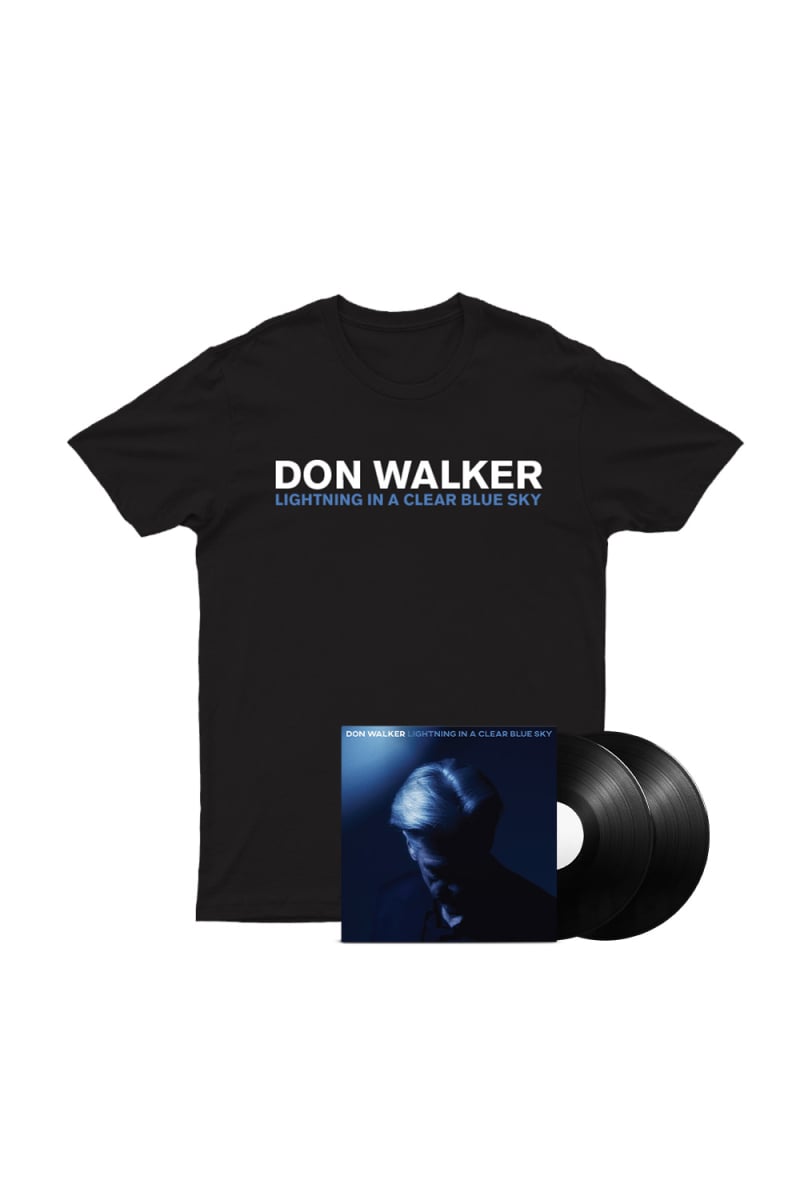 Lightning in a Clear Blue Sky Vinyl 2LP + Tshirt by Don Walker