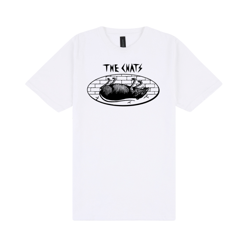 Dirty Rat White Tshirt by The Chats