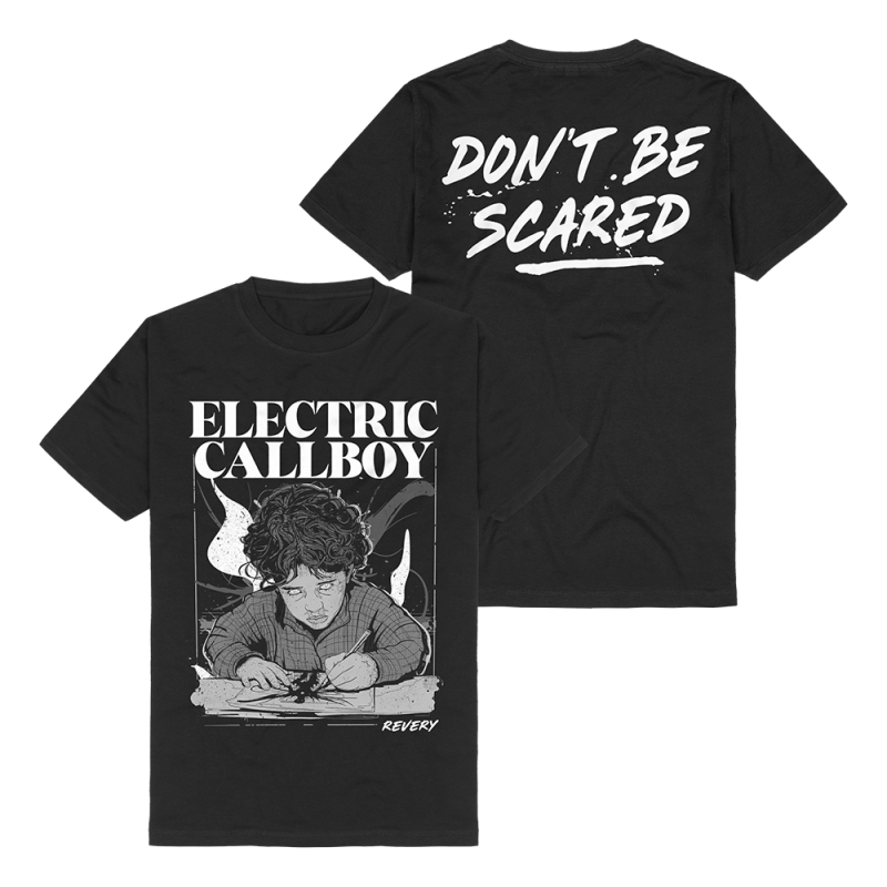Don’t Be Scared Black Tshirt by Electric Callboy