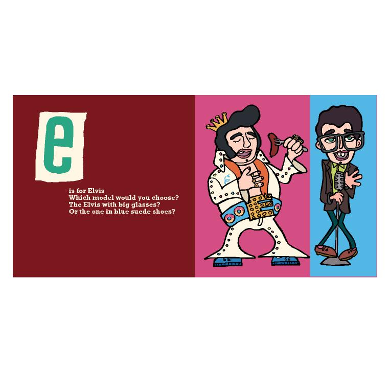 Never Mind Your P's & Q's - It's The Kid's Alphabet Book by ROCKIN ALPHABETS SERIES