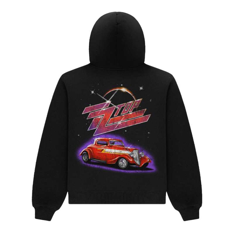 BACK ELIMINATOR BLACK PULLOVER HOOD by ZZ Top