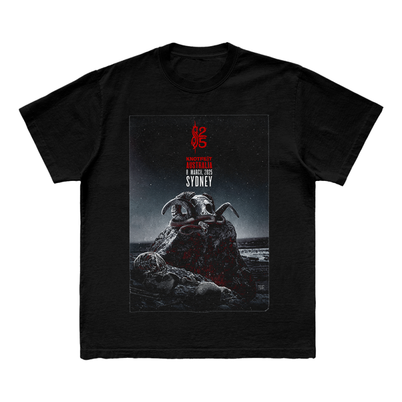 Event Sydney Black Tshirt by Slipknot