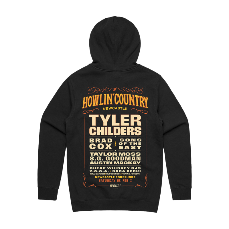 EVENT '25 BLACK PULLOVER HOODY by Howlin Country