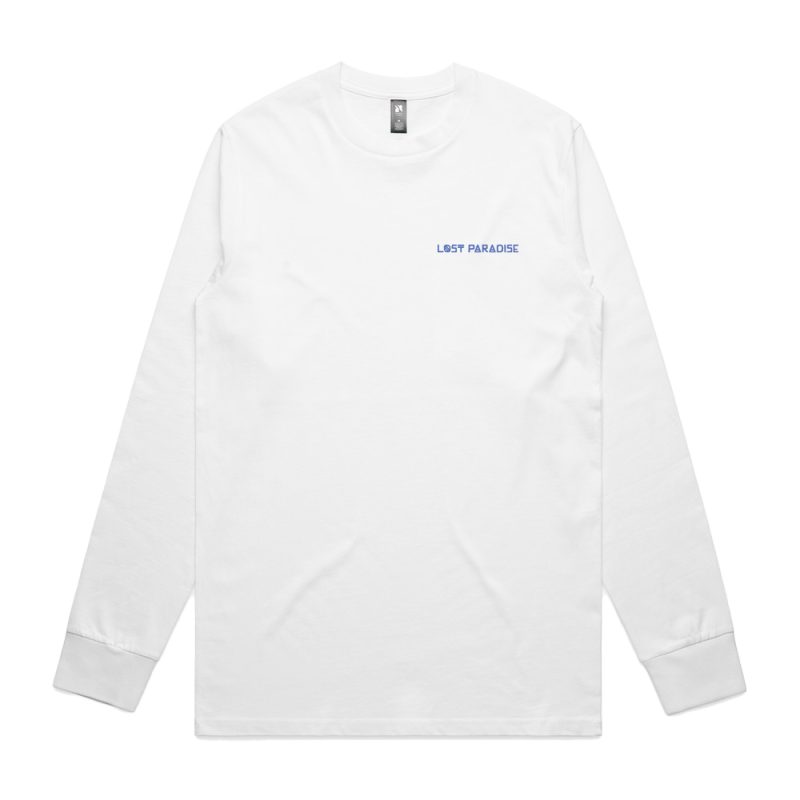 Event 24 White LongSleeve Tshirt by Lost Paradise