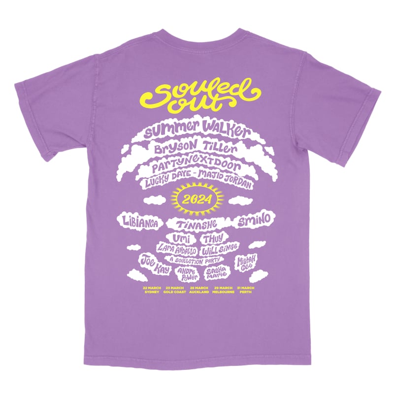 Event Purple Tshirt by Souled Out