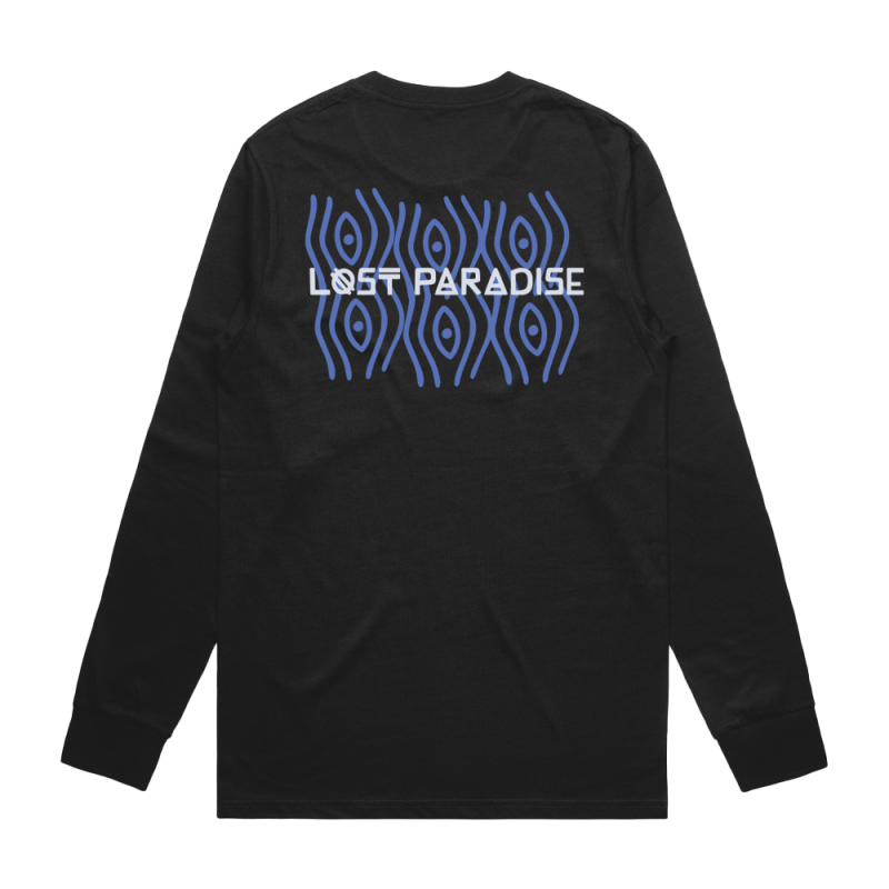 Eyes Black Longsleeve Tshirt by Lost Paradise