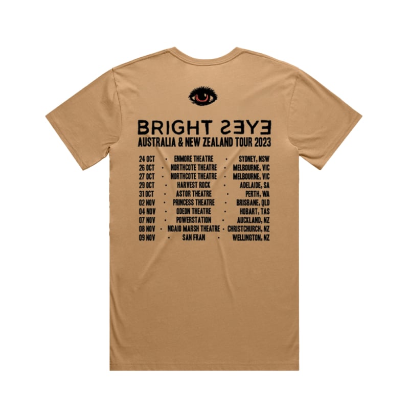 Eyes Khaki Tour Tee by Bright Eyes