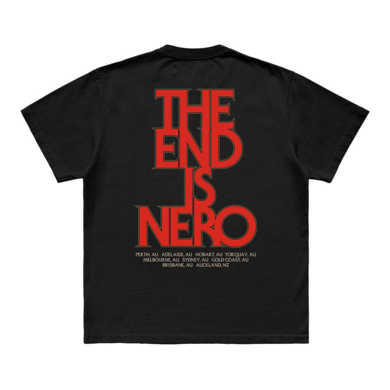 END IS NERO BLACK TSHIRT by Queens Of The Stone Age