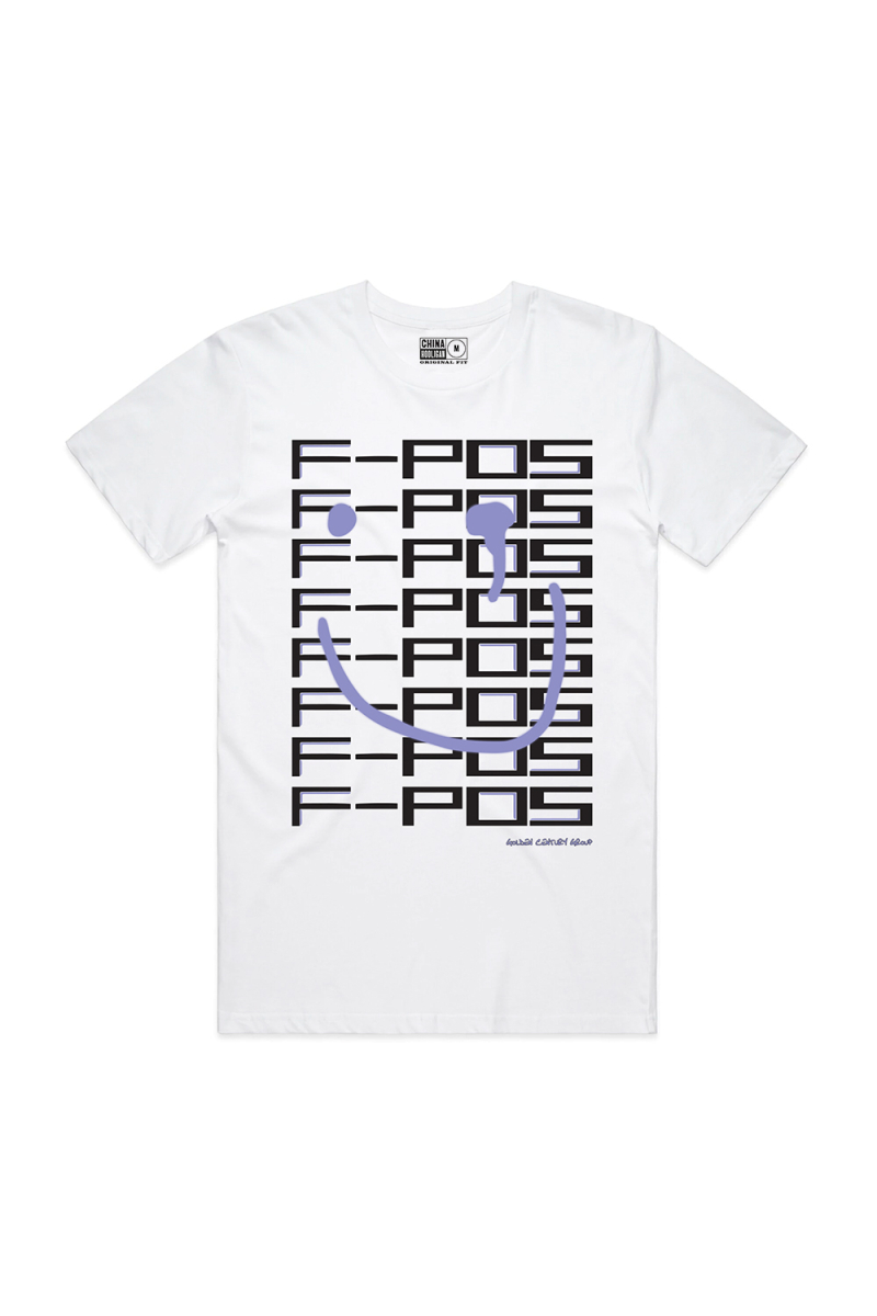 F-POS Limited Addiction White Original Fit Tee by F-POS