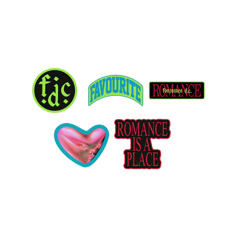 Romance Patch Set by Fontaines D.C.