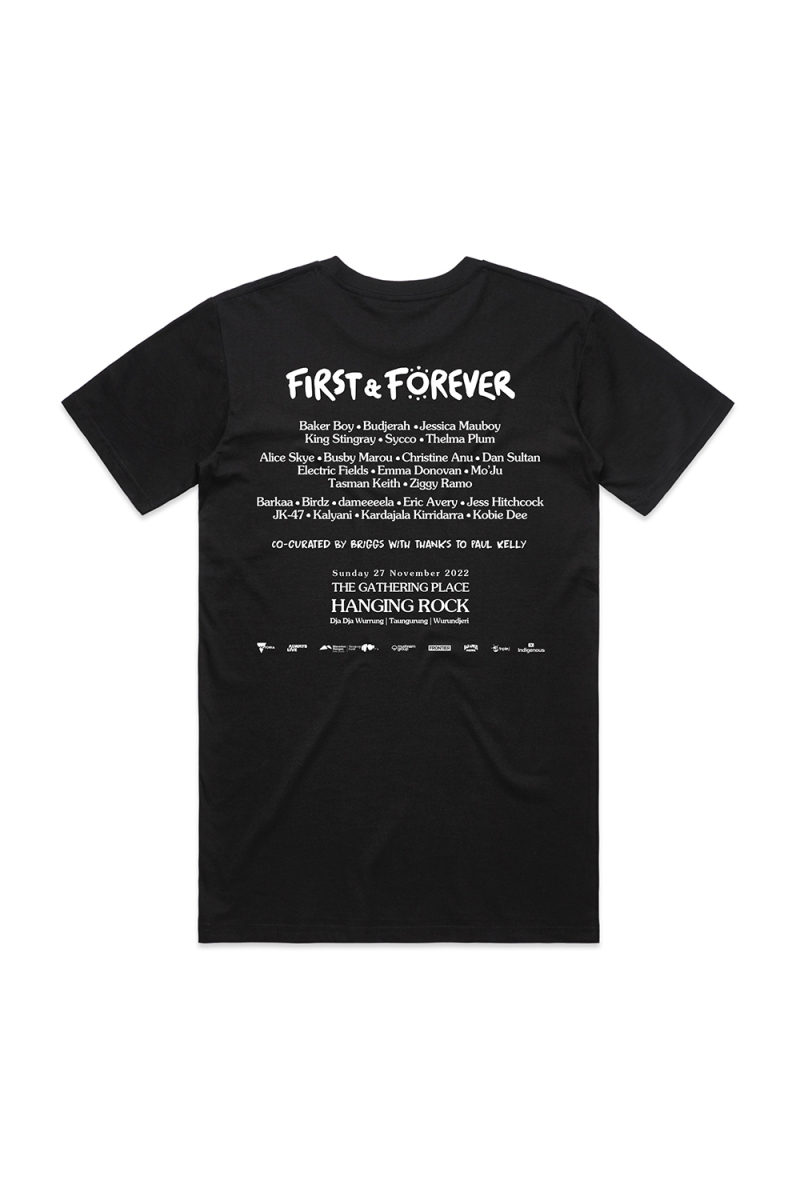 First & Forever Black Event Tshirt by First & Forever