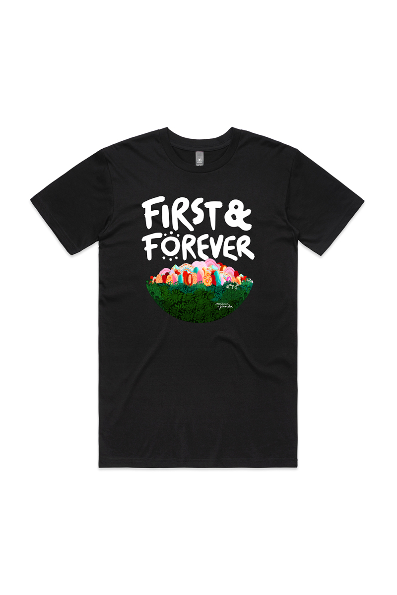 First & Forever Black Event Tshirt by First & Forever