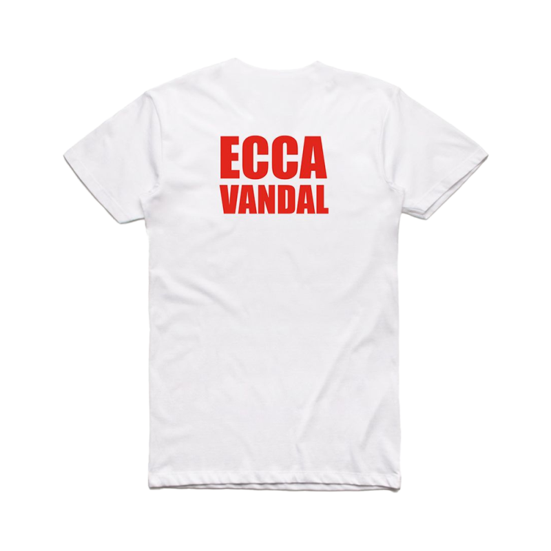 Finger White Tshirt by Ecca Vandal