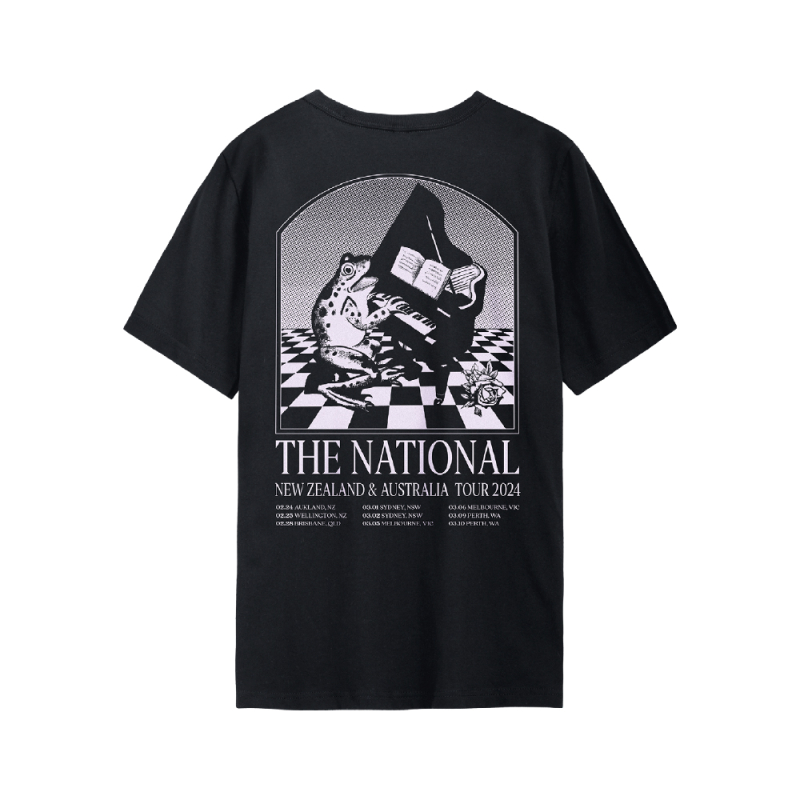 PIANO FROG BLACK TSHIRT by The National